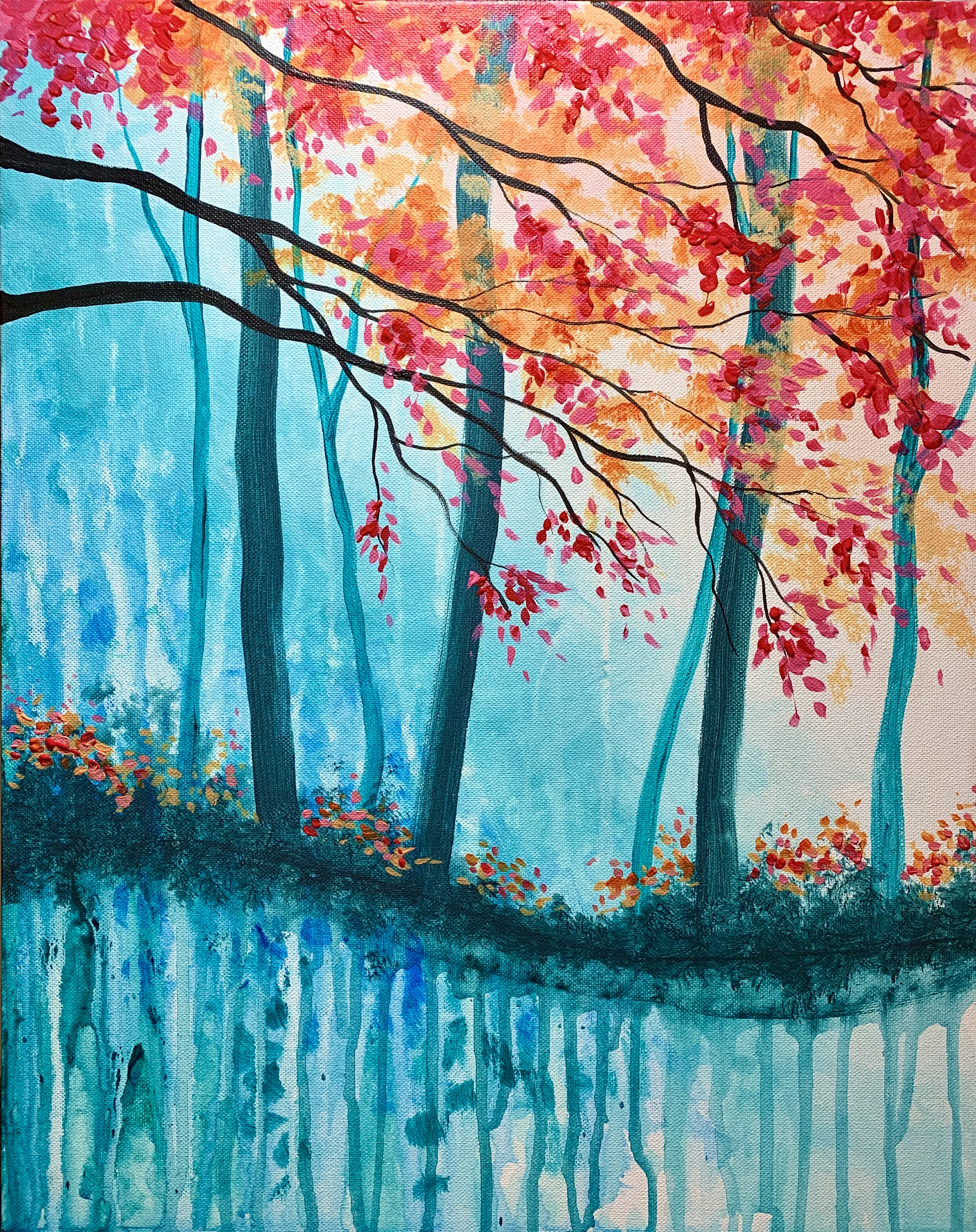 Dreaming of Spring - Pinot's Palette Painting