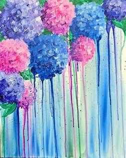 Dripping Hydrangeas 