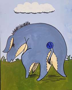 Eeyores Button on Tail