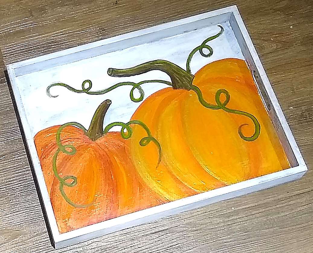 Fall Pumpkin Wood Tray - Sun Sep 08 6 30PM at Dulles Fall Pumpkin Wood Tray - Sun Sep 08 6 30PM at Dulles