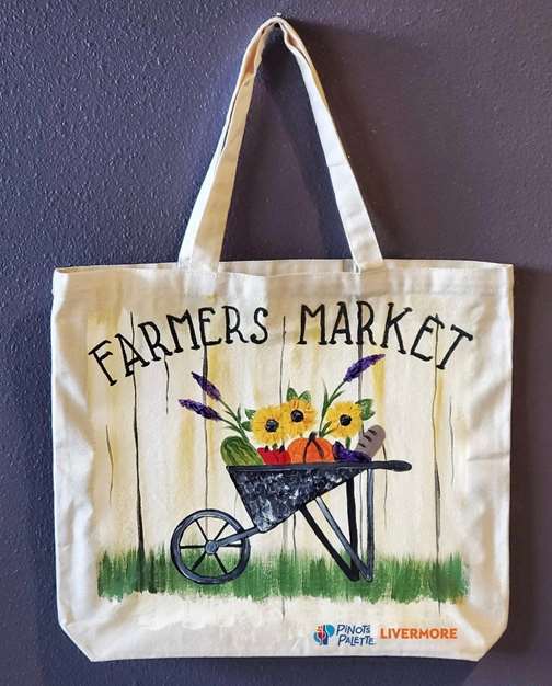 Farmers Market Canvas Bag