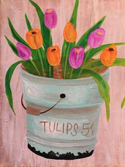 Festive Spring Tulips 
