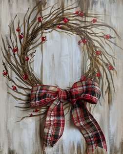 Festive Winter Wreath