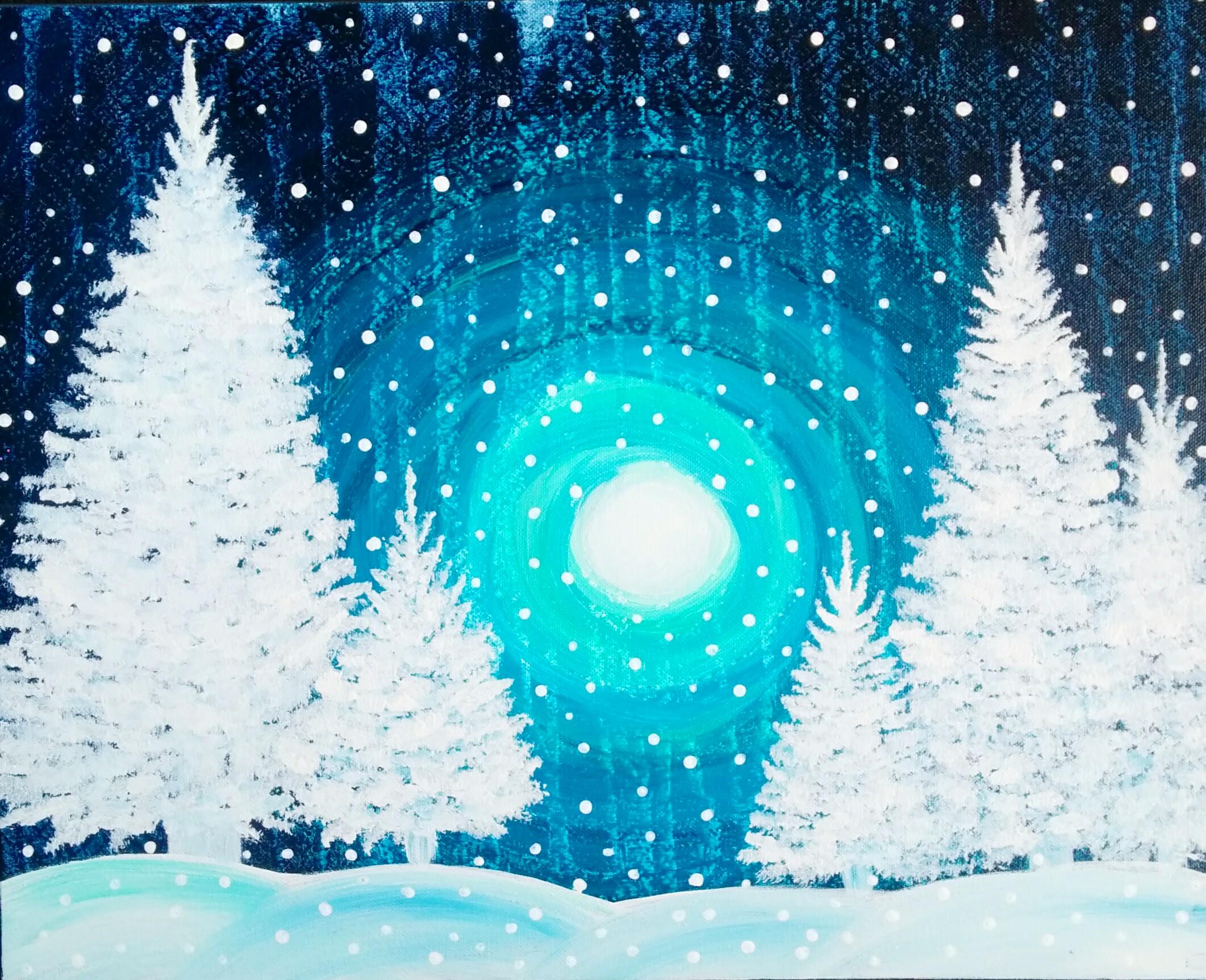 First Snowfall - Pinot's Palette Painting - 2123 x 1725 jpeg 518kB