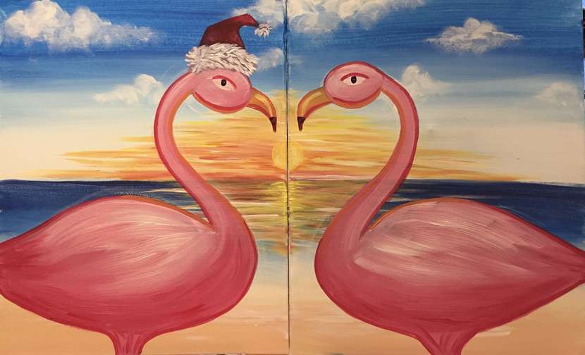 Flamingle All the Way-Date Night 
