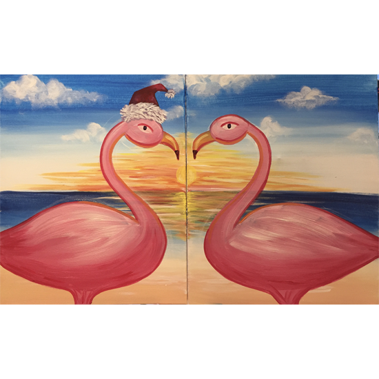 Date Night or BFFs or Single Canvas