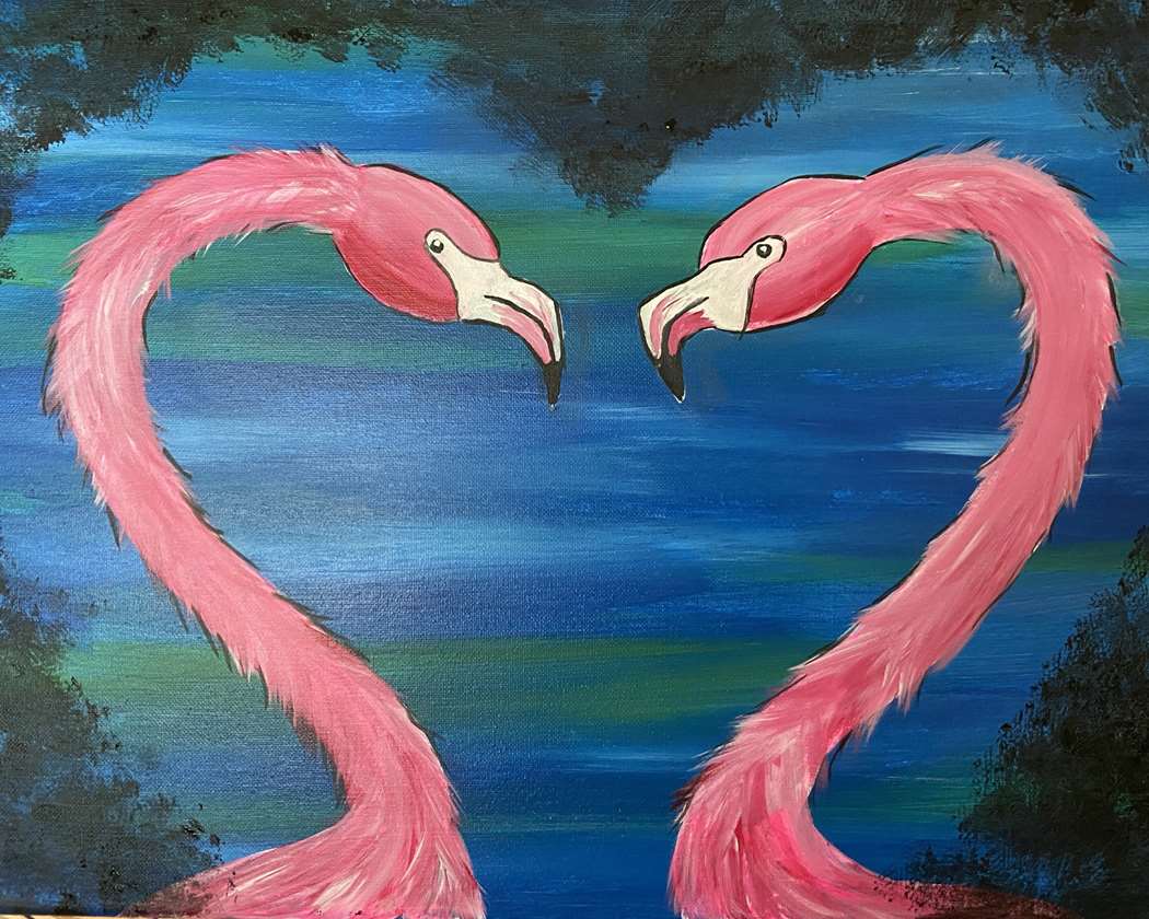Galentines Day! Ditch the Game for Paint & Wine!