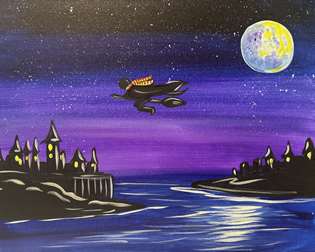 Flight Over Magic School