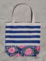 Floral Fantasy Tote Bag