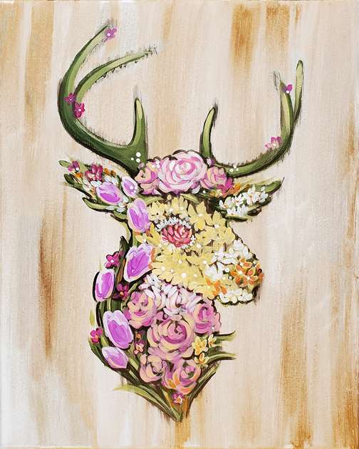 Floral Stag