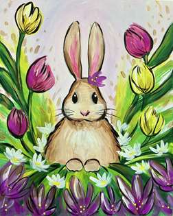 Flowerbed Bunny