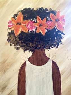 Flowers in Her Hair