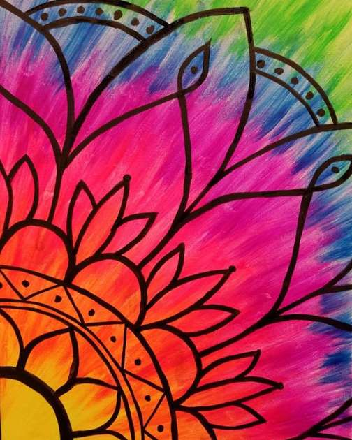 Fluorescent Mandala