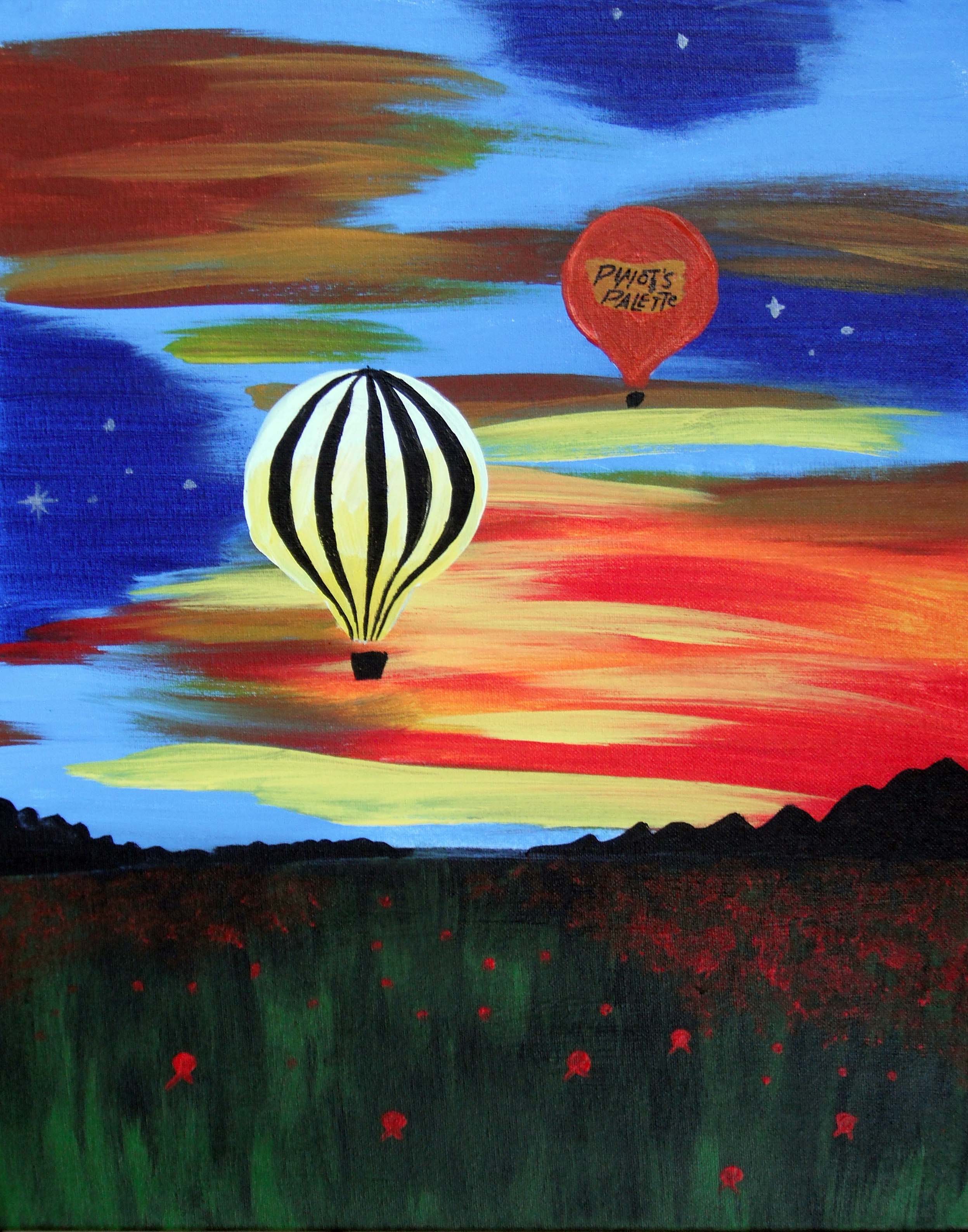 Fly Away With Me - Pinot's Palette Painting