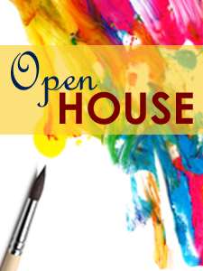 Open House!  Wine tasting, live music, painting sales!