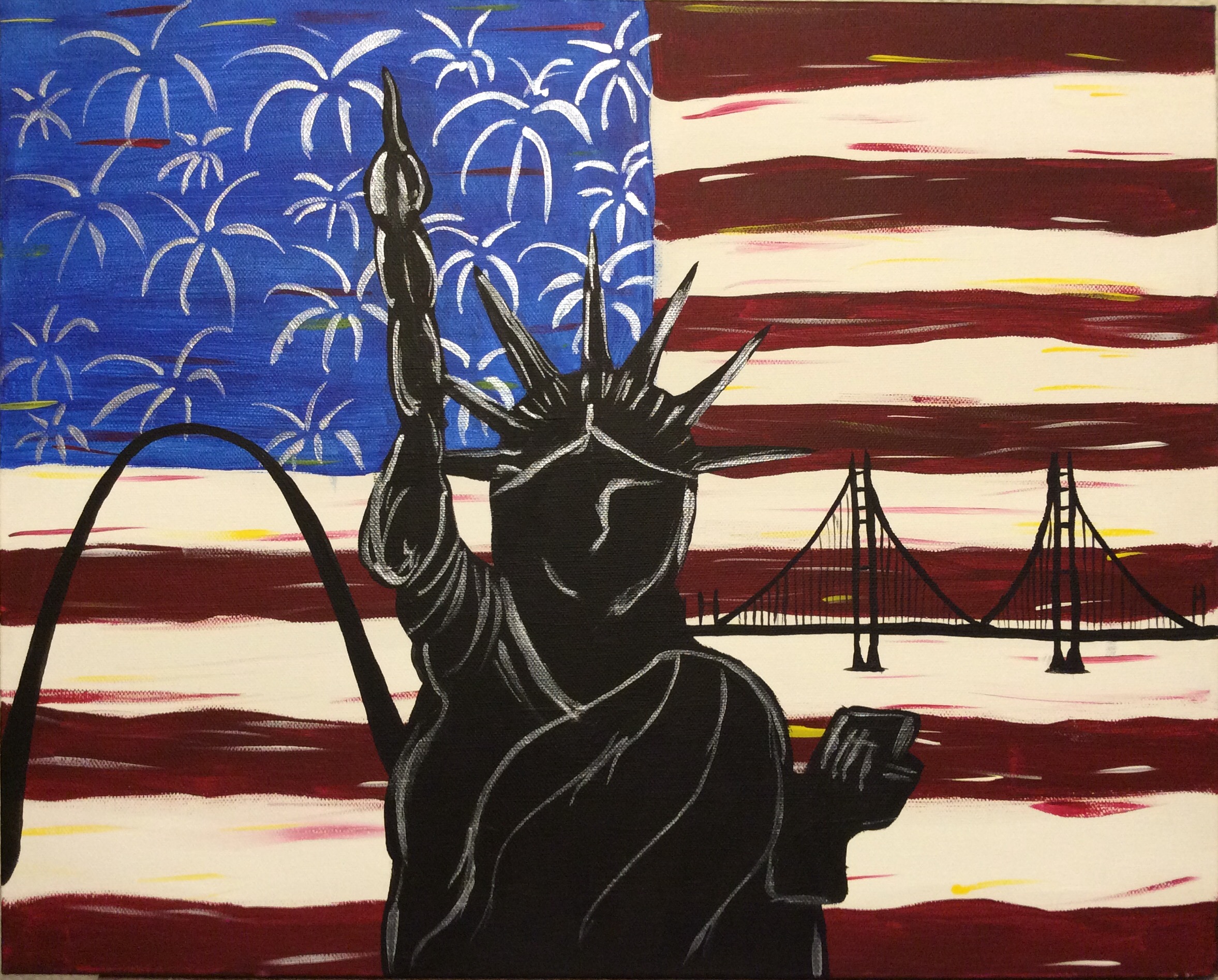 From Sea To Shining Sea Pinot s Palette Painting from-sea-to-shining-sea-pinot-s-palette-painting