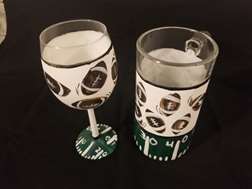 Game Day Beer Mug & Wine Glass