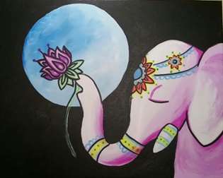 Ganesha's Midnight Lotus