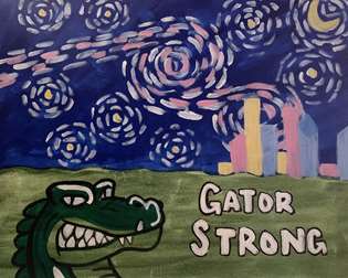 Gator Strong Starry Night