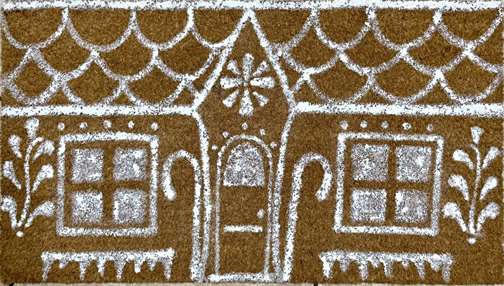Gingerbread Welcome Mat