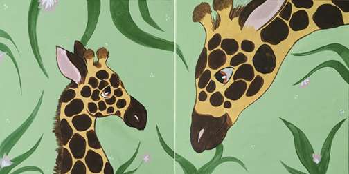 Giraffe Love 