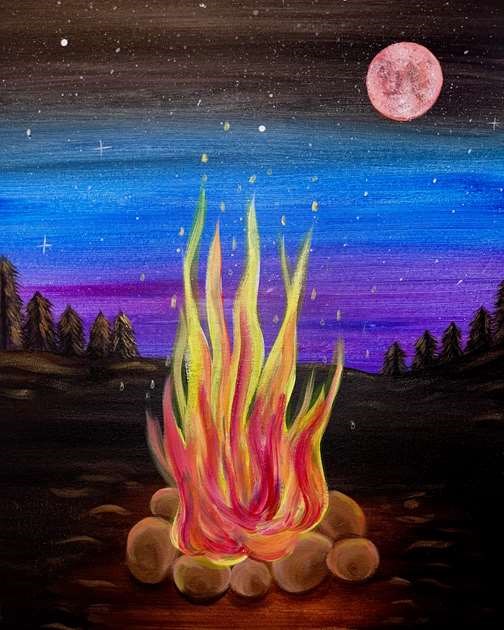Glimmering Campfire