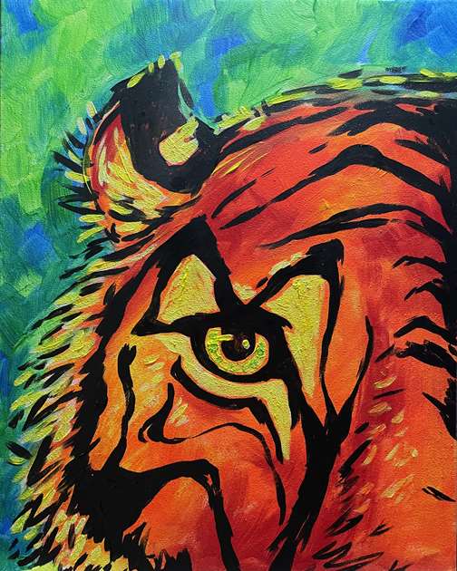 Glowing Tiger