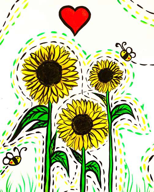 Golden Sunflower Spring 