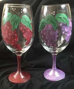 Grapes On A Glass