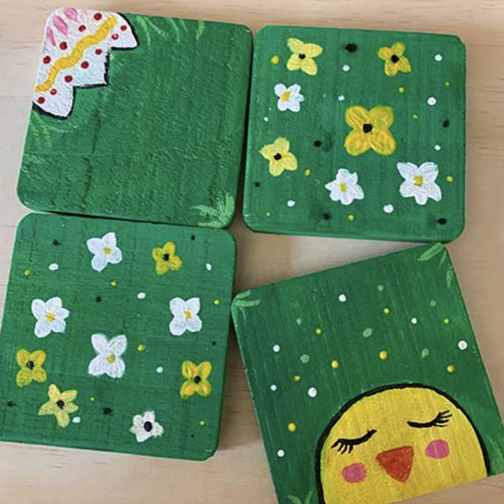 Hatchy Spring Coasters 