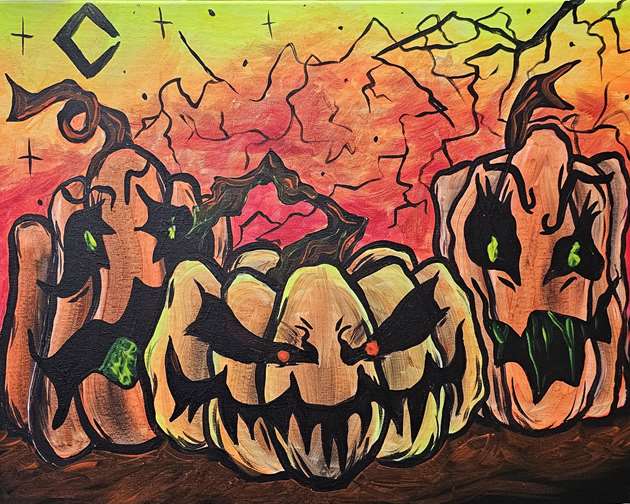 Haunted Pumpkin Trio