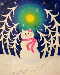Hello Snow Kitty Forest