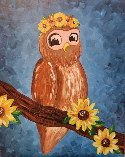 Hoo Loves Sunflowers