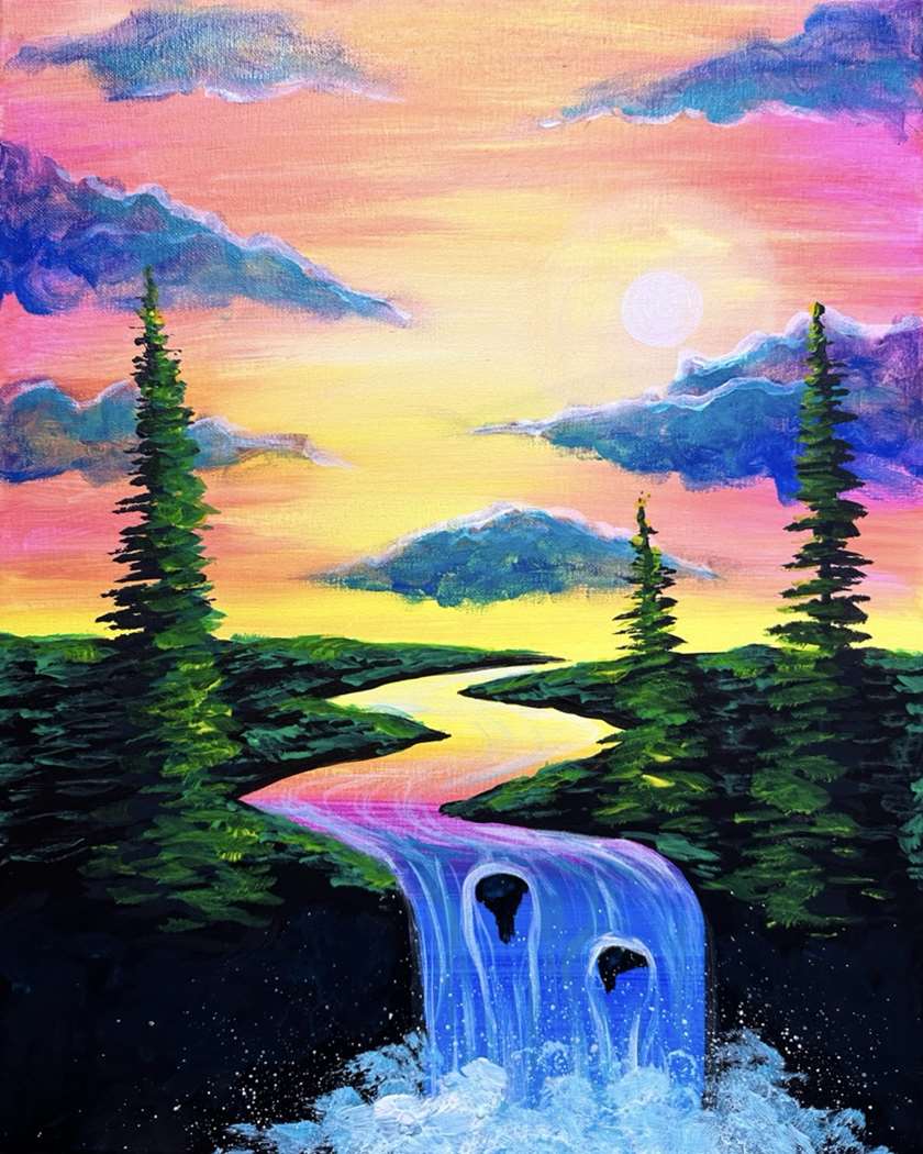 Iridescent Falls