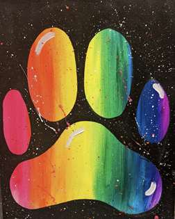 Paw-sitively Neon or Pastel