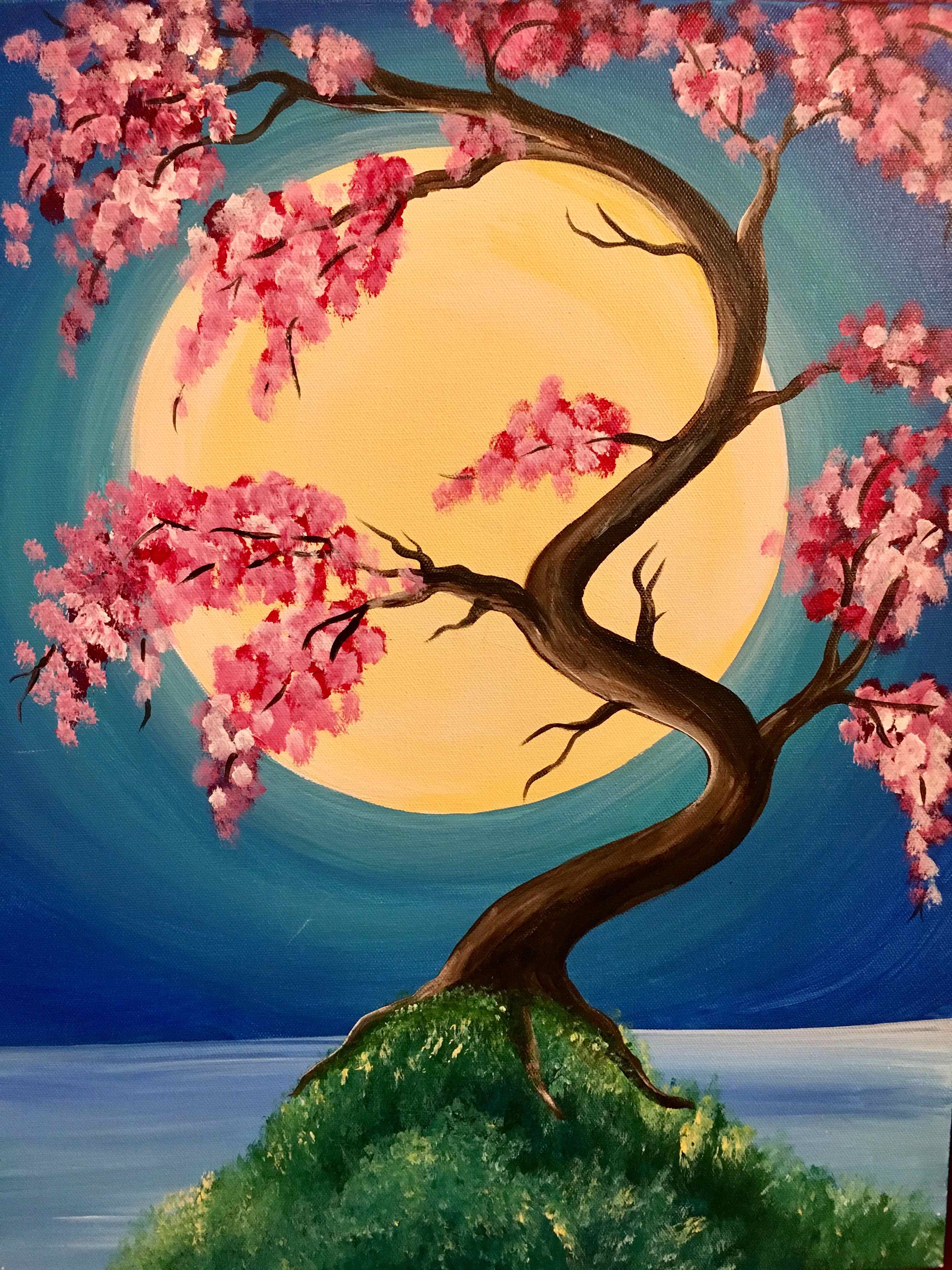 Japanese Spring - Pinot's Palette Painting