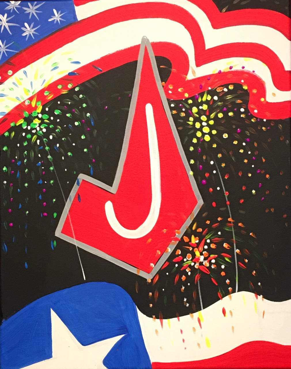 Go Rockets Go Judson Rockets Judson Rockets - Pinot's Palette Painting