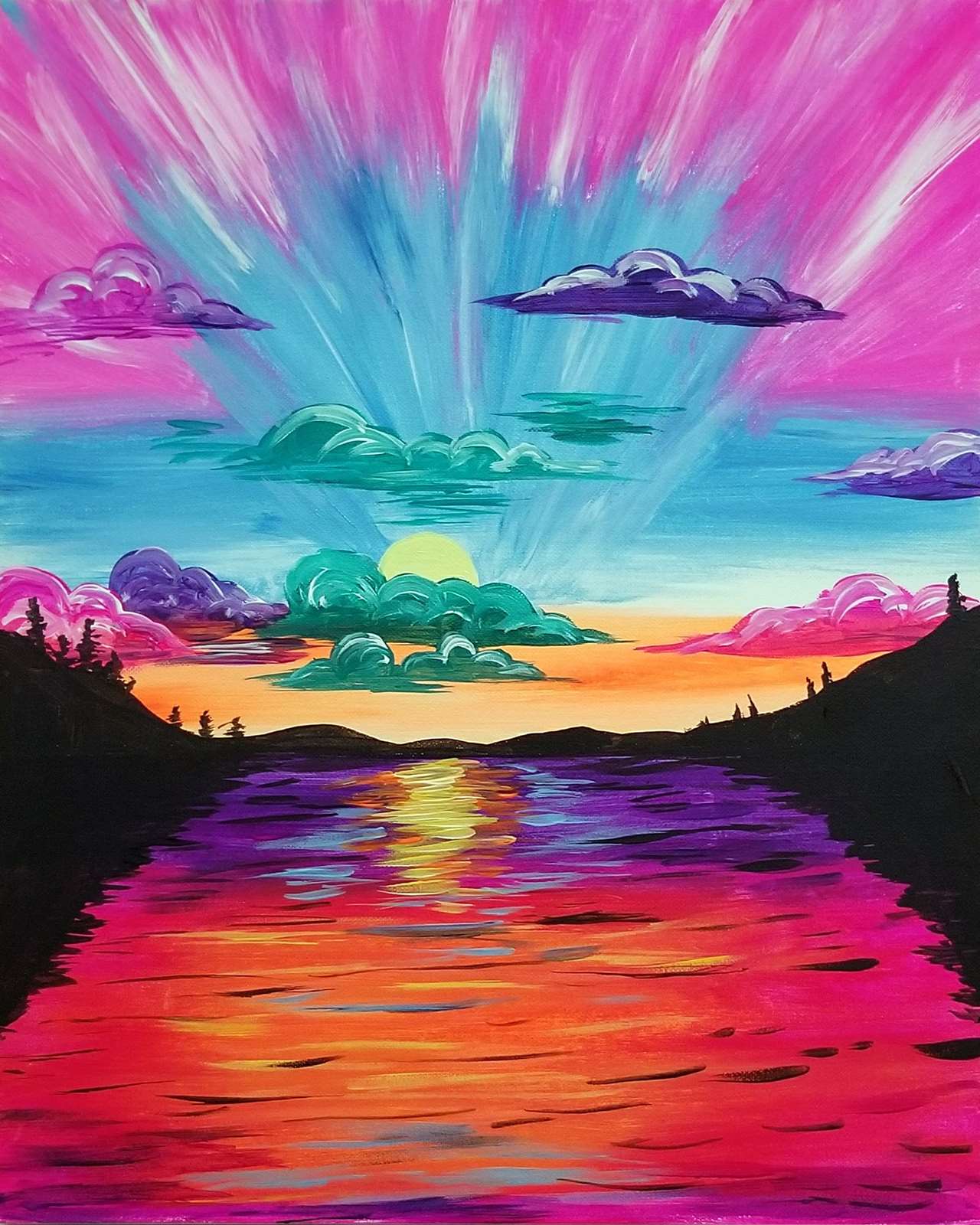 Kaleidoscopic Sunset - Fri, Jul 03 10PM at Town Square