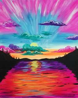 Kaleidoscopic Sunset Sat Apr 21 7pm At Gilbert