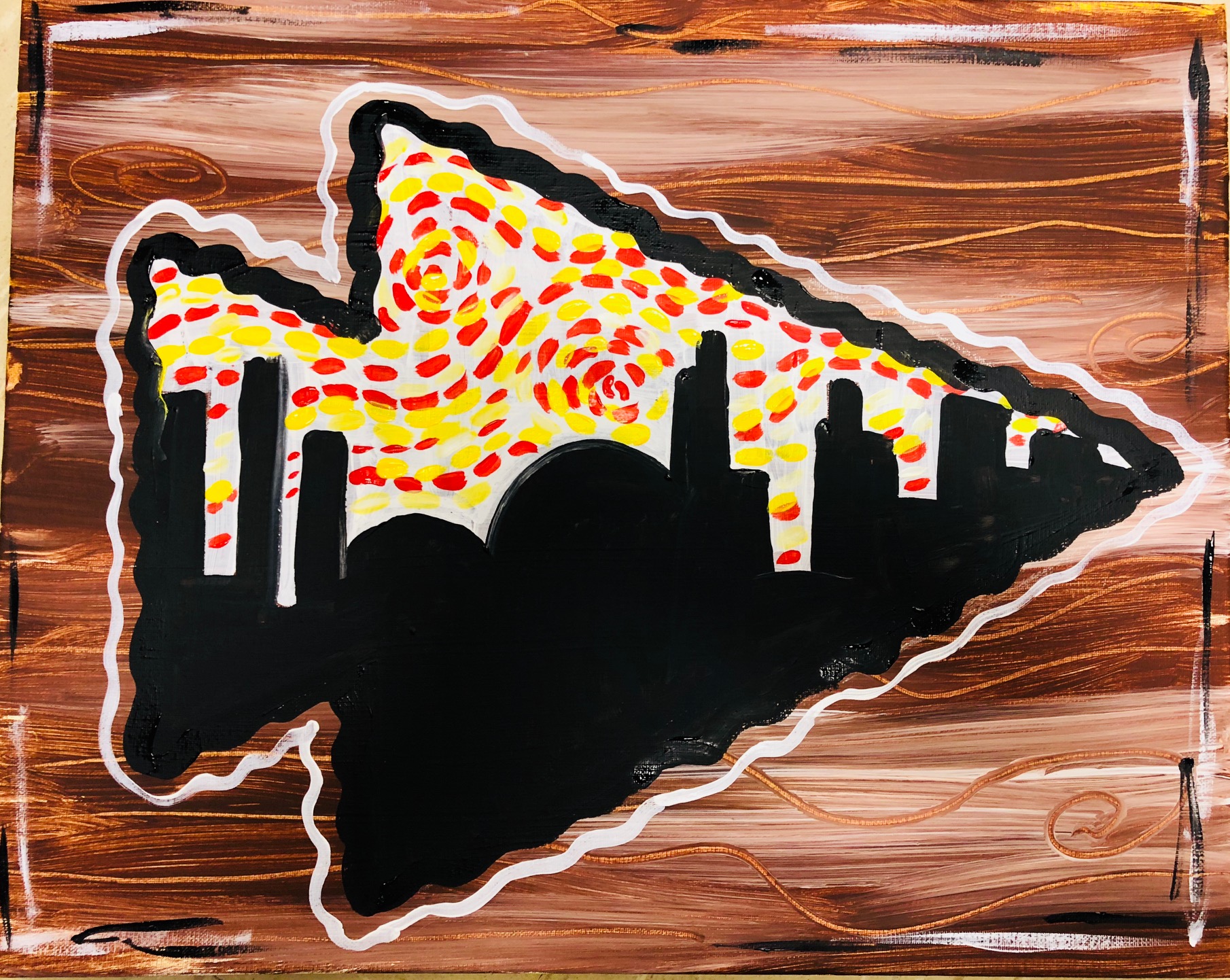 KC Kingdom Pinot's Palette Painting
