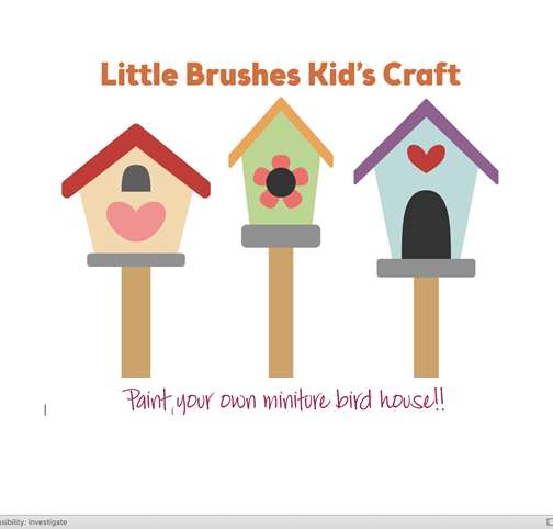 Kid's Craft Bird Houses
