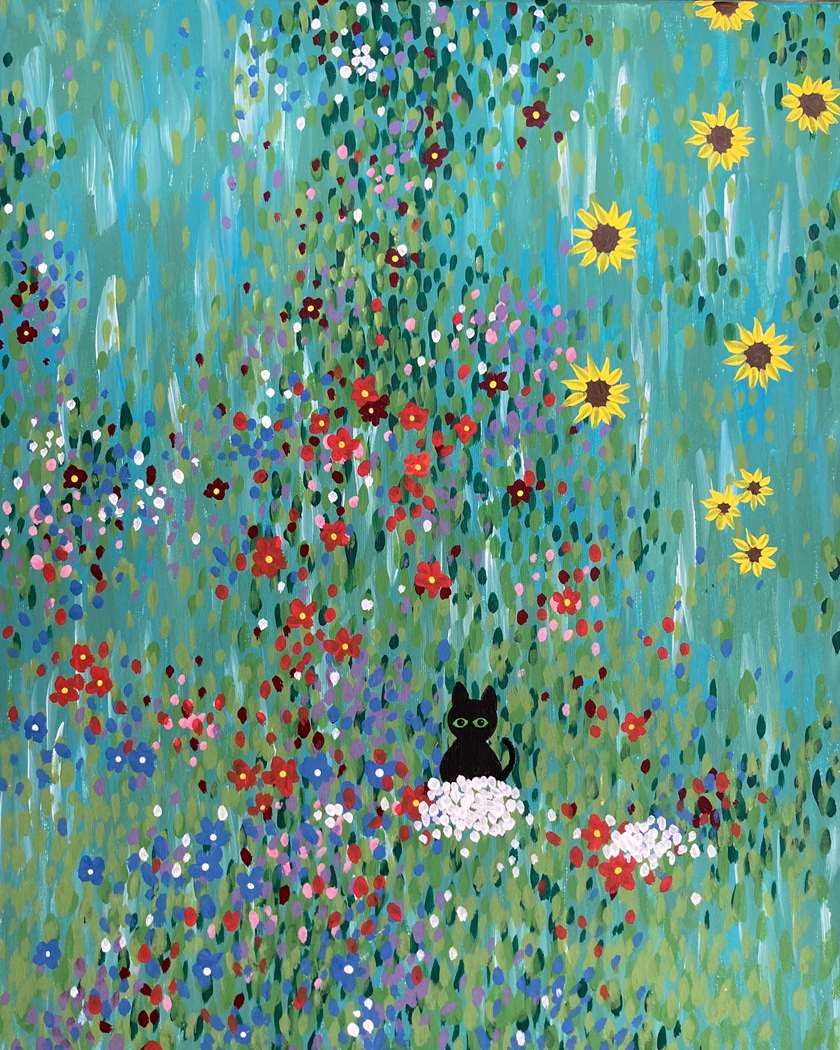 Klimt s Cat Pinot s Palette Painting klimt-s-cat-pinot-s-palette-painting