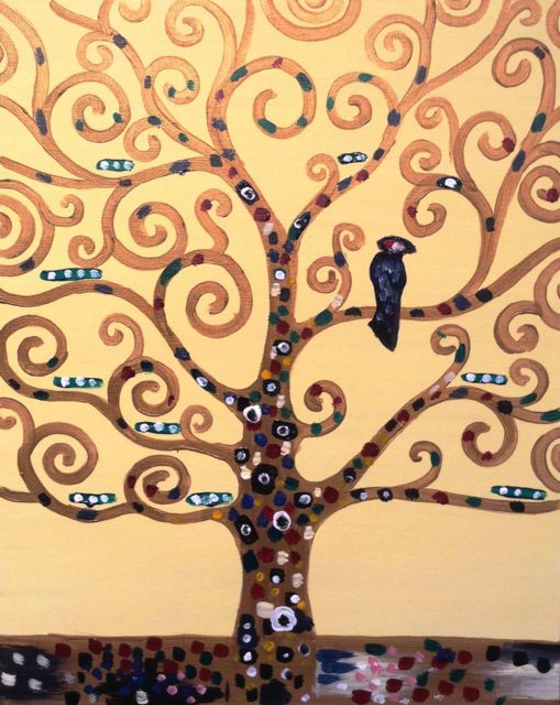 tree of life painting klimt