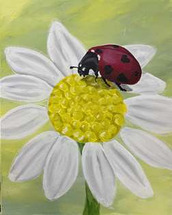 Ladybug and Flower