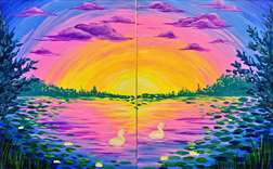Lakeside Sunset - Date Night