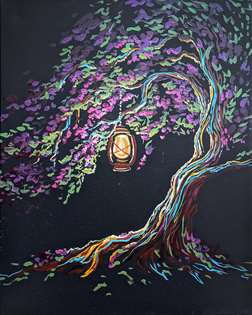 Lantern in the Forest