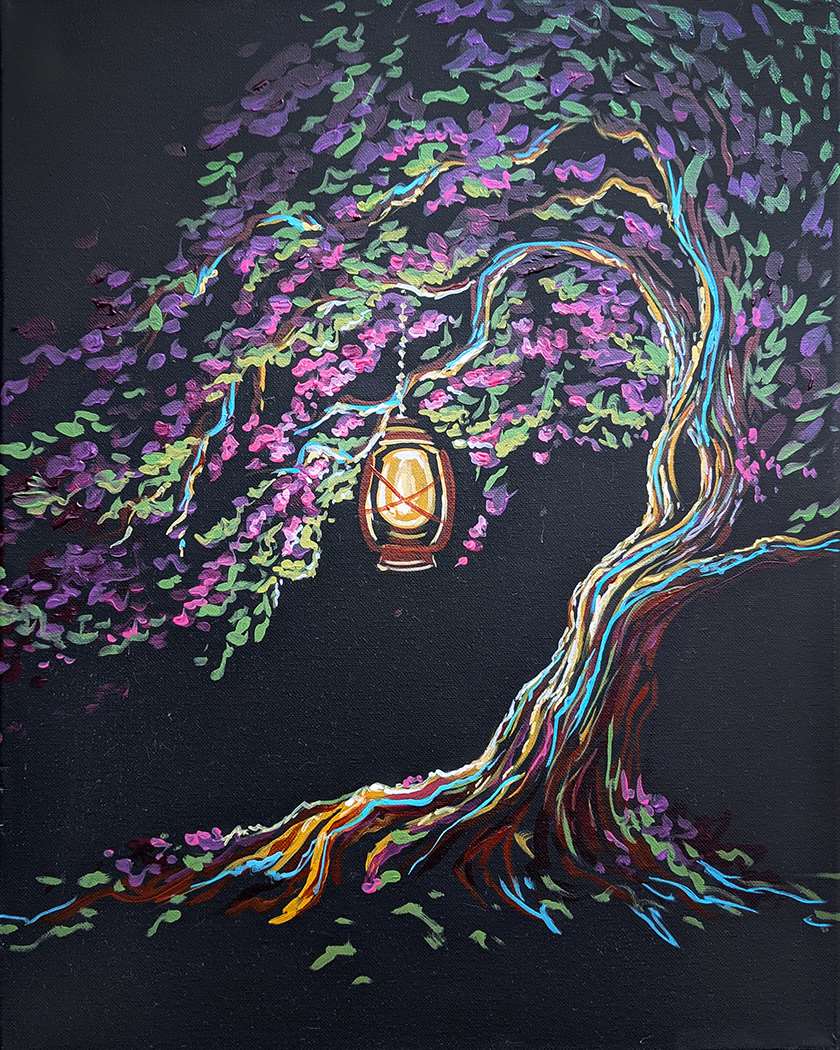 Lantern in the Forest