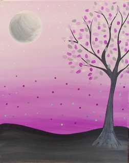Lavender Moon Rise