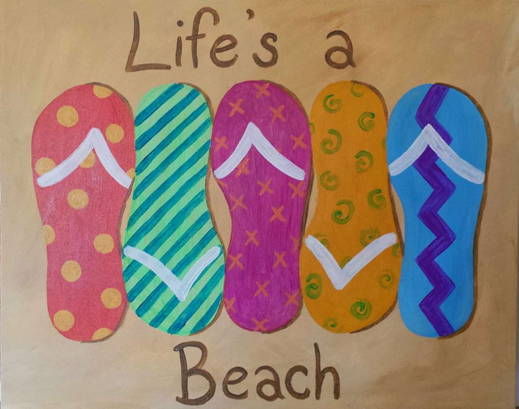Paint a Beach Bag with us!