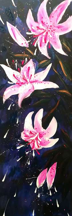 Lilies at Midnight